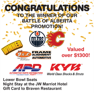 Battle of Alberta Contest Winner